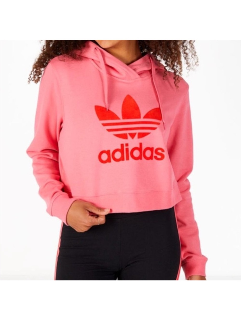 Bright pink hoodie